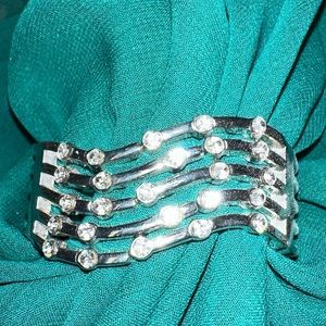 Sparkly Hinged Bracelet
